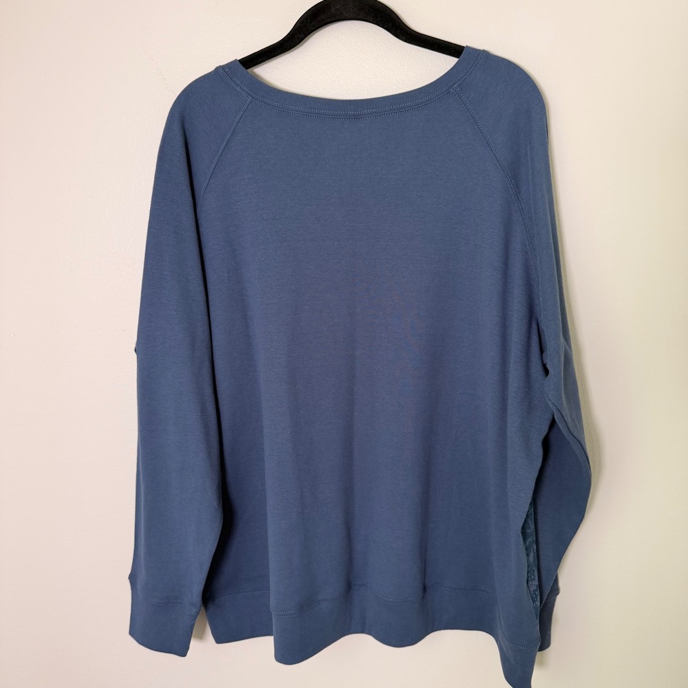 Eddie Bauer‎ Cotton Blend Paisley Ribbed Long Sleeve Tee (2XL) Stretch Comfort - Picture 14 of 14